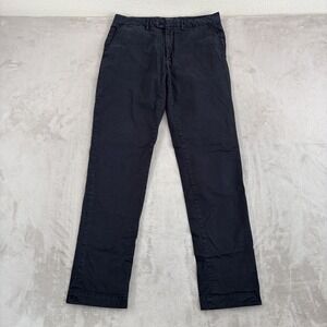 Todd Snyder Chino Trouser Pants in Navy Blue Men 34x34 Straight Fit $198